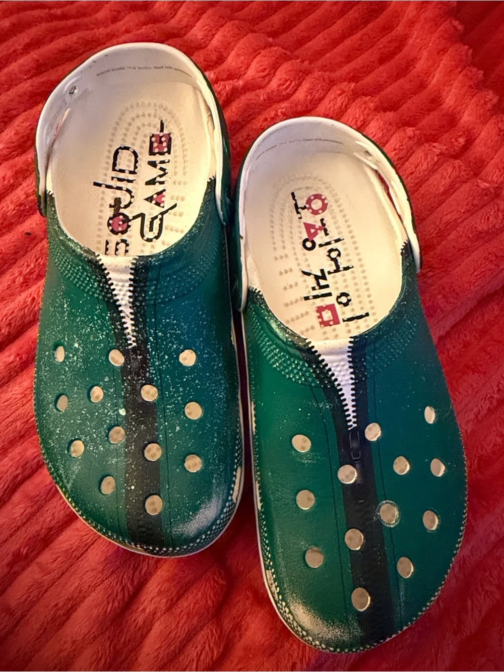 Crocs x Squid Game Classic Clogs Green Size Men’s 9 / Women’s 11 EU 43-44